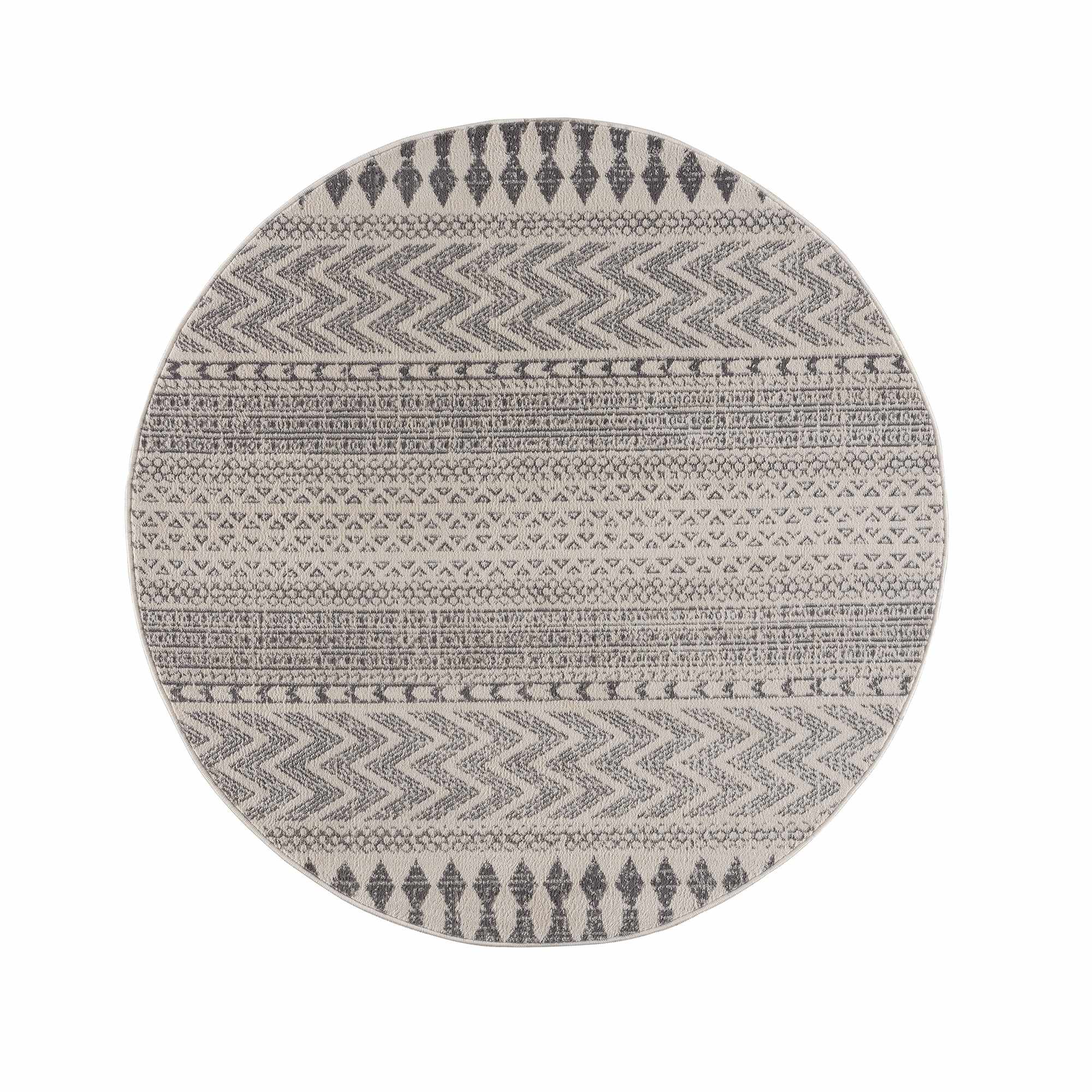 Tigri Aztec Ivory & Gray 2311 Runner Rug