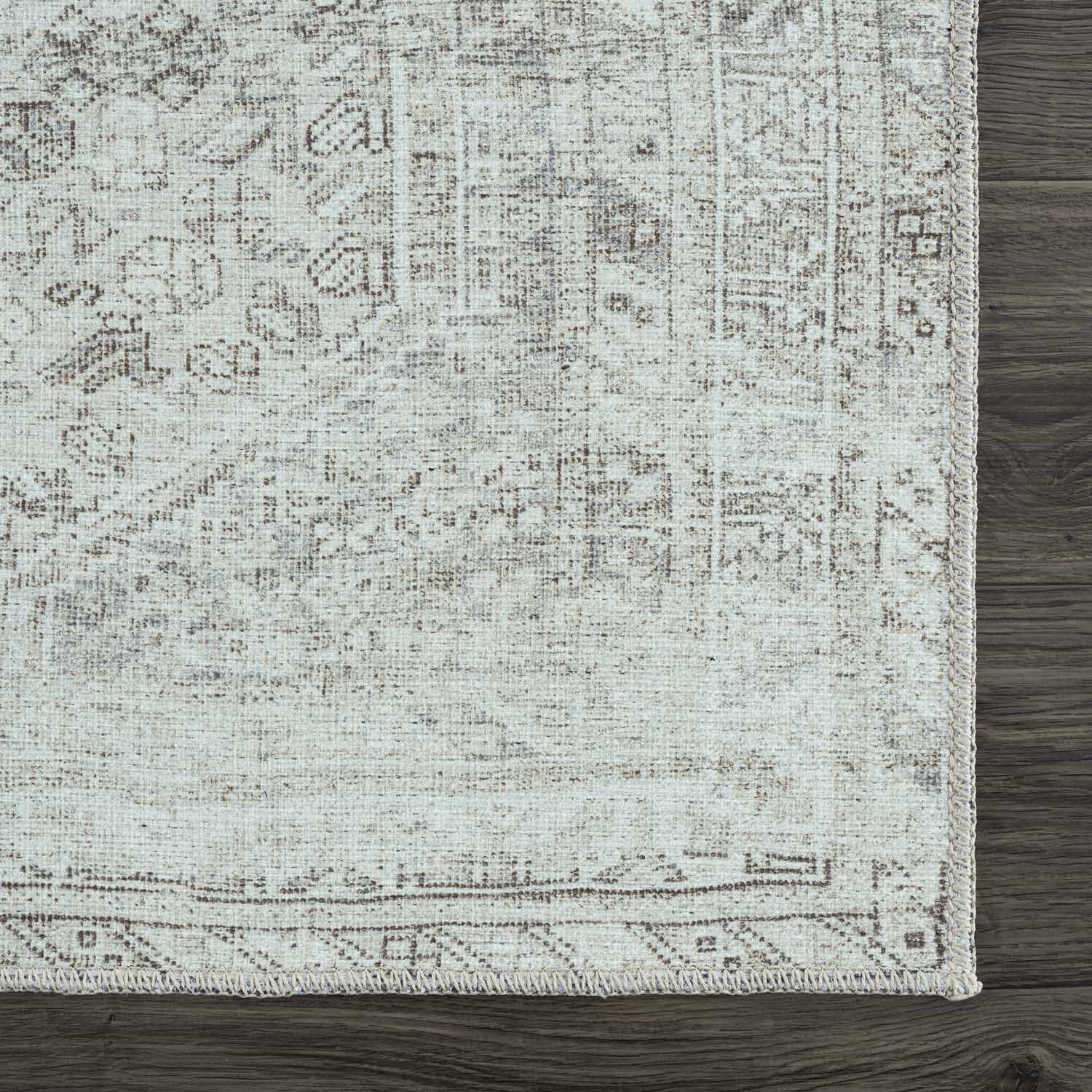 Barny Cream & Sage Washable Rug