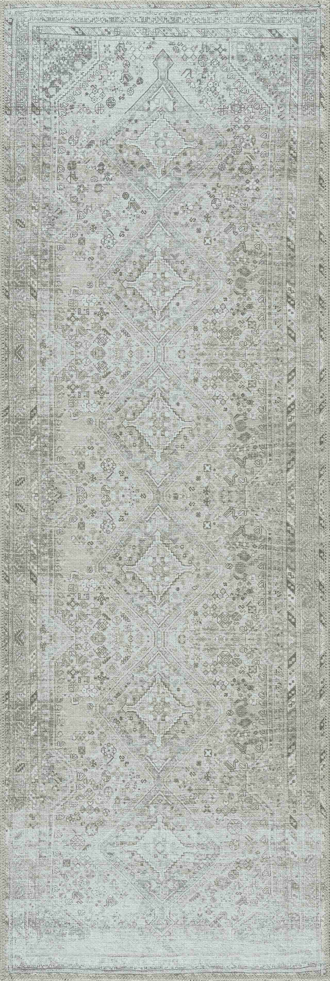 Barny Cream & Sage Washable Rug