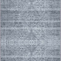 Barny Cream & Gray Washable 7ft Runner Rug