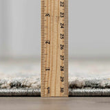 Vaeda Blue Medallion Runner Rug