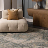 Vaeda Blue Medallion Runner Rug