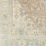 Sample Light Olive Baloy Vintage Washable Area Rug