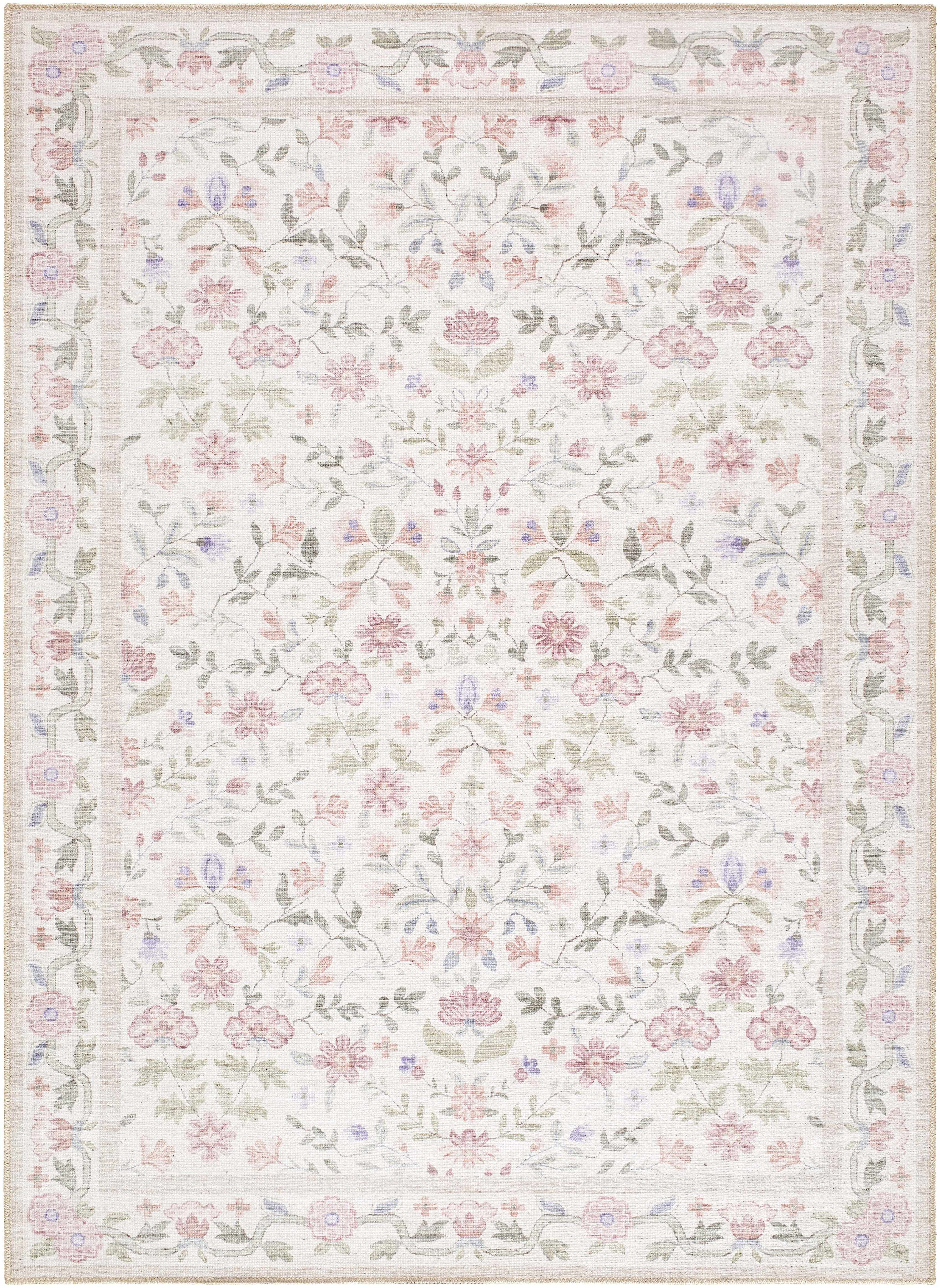 Brigid Washable Area Rug