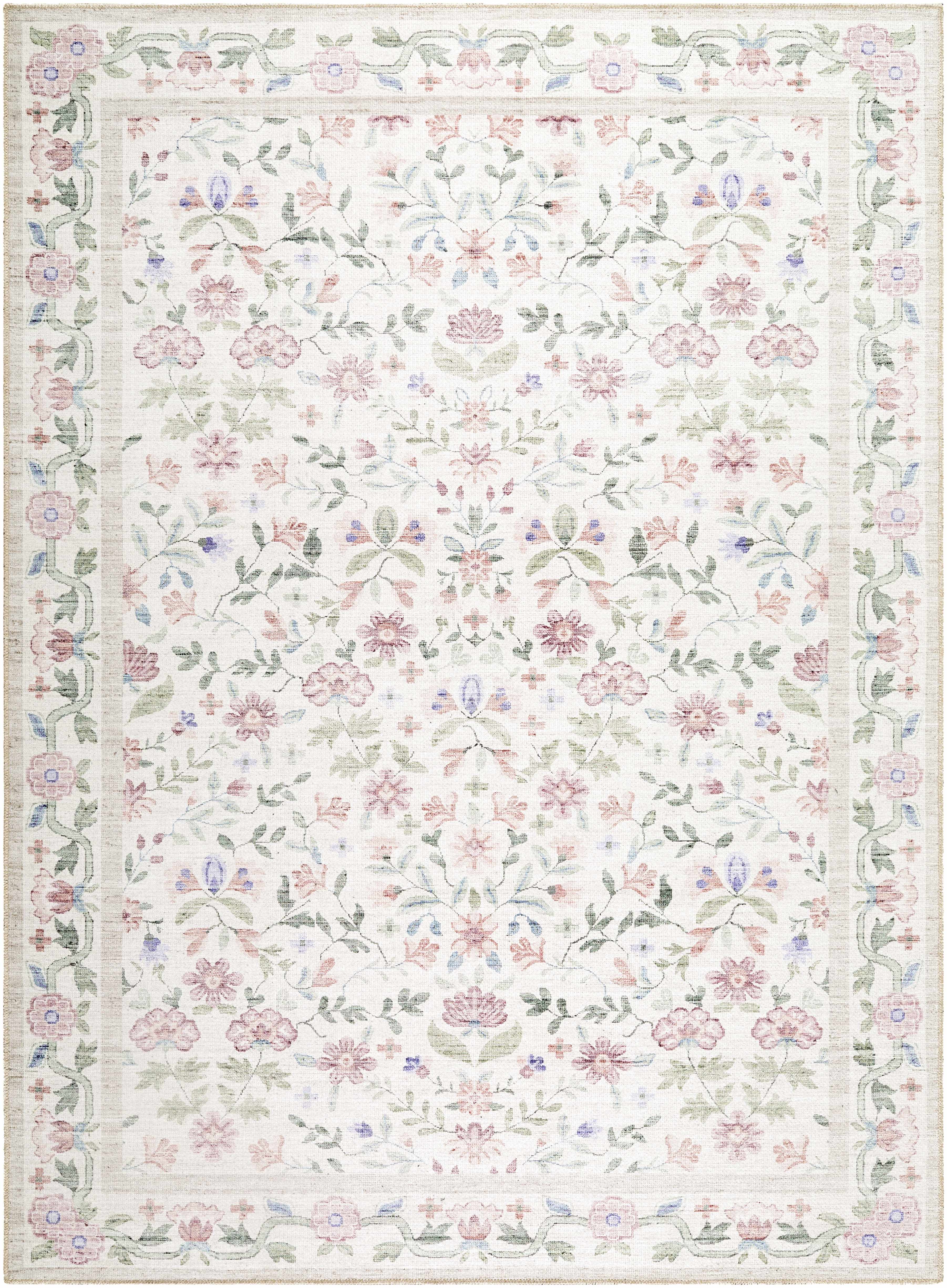 Brigid Washable Area Rug