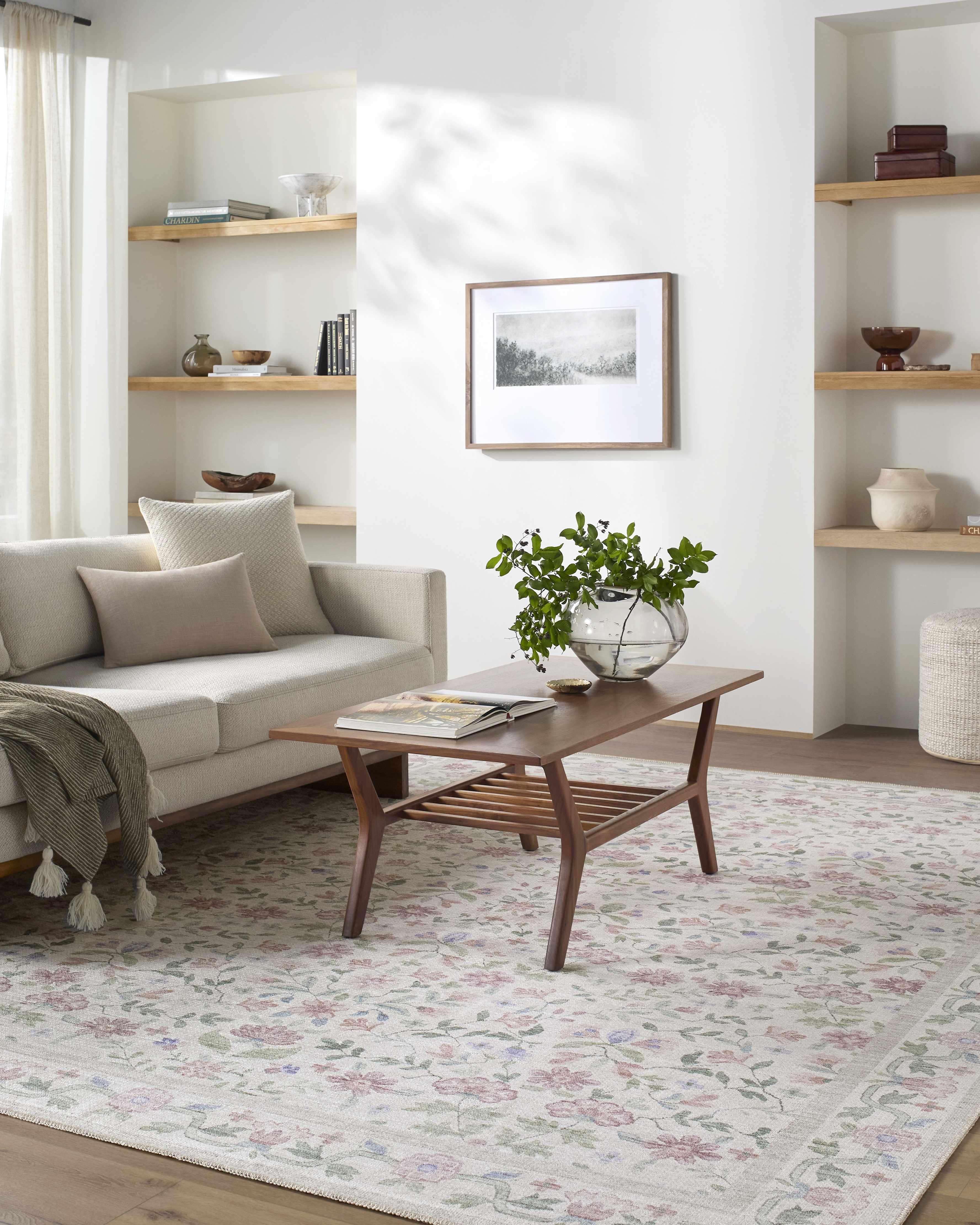 Brigid Washable Area Rug