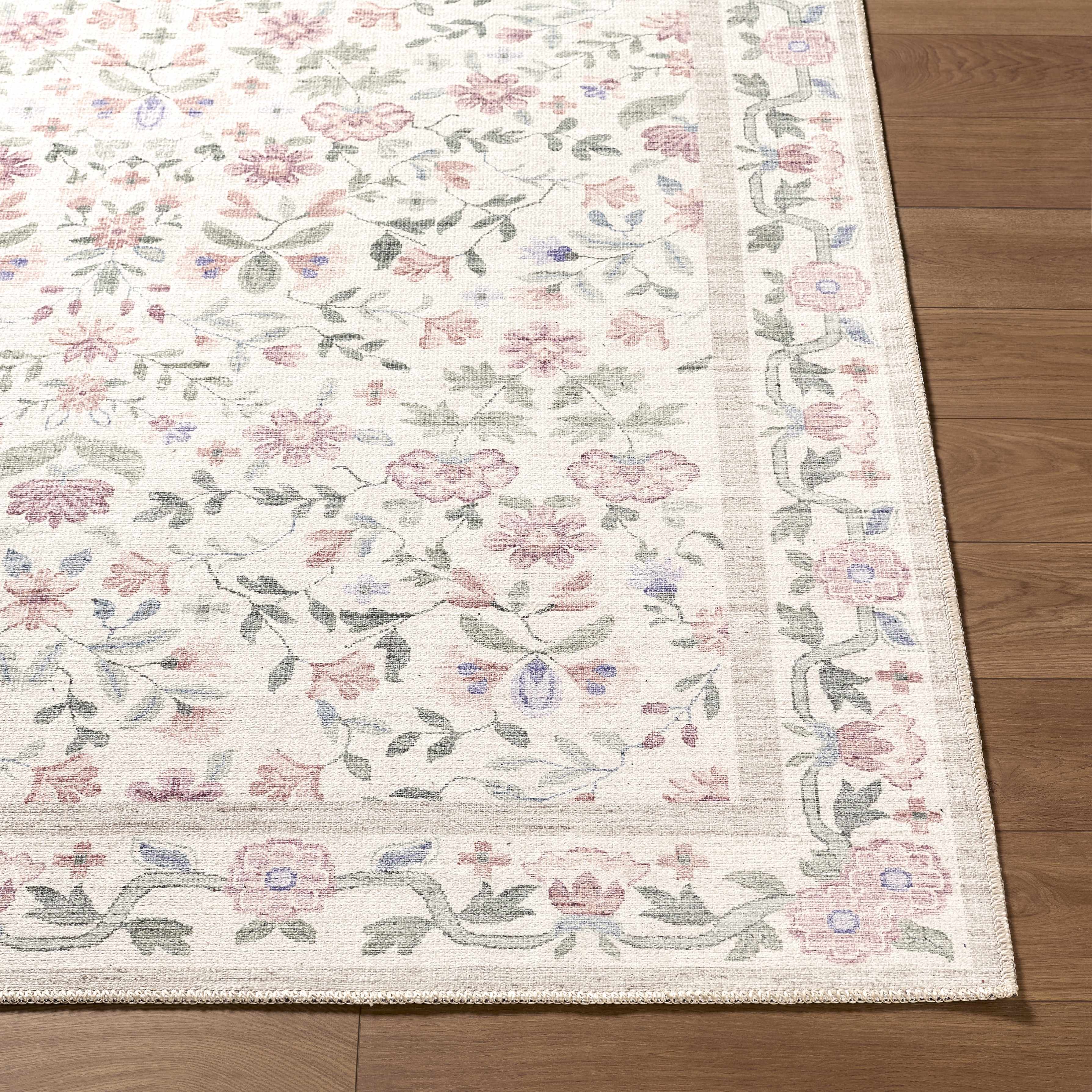 Brigid Washable Area Rug