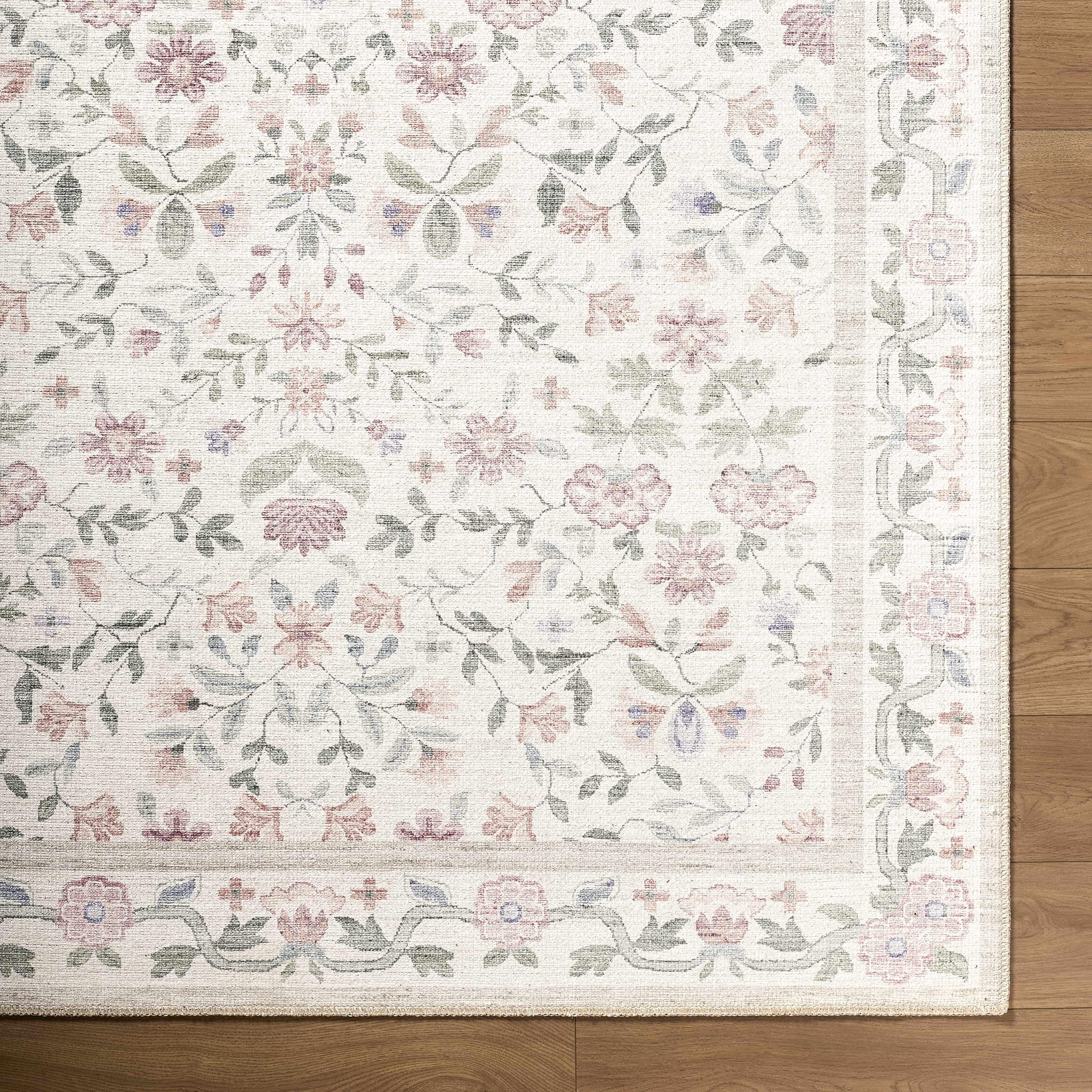 Brigid Washable Area Rug