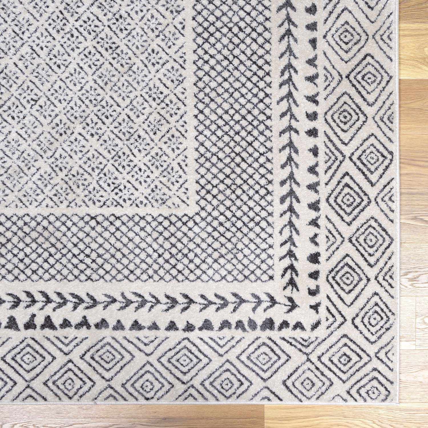 Burdette Soft Neutral Runner Rug