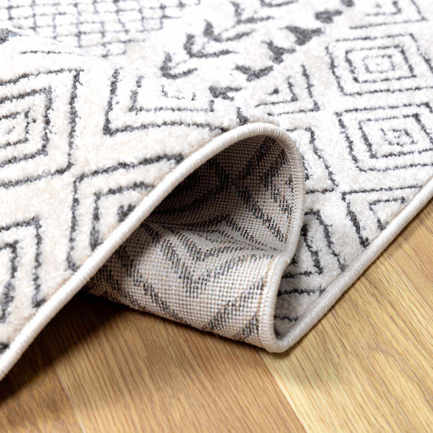 Burdette Soft Neutral Runner Rug