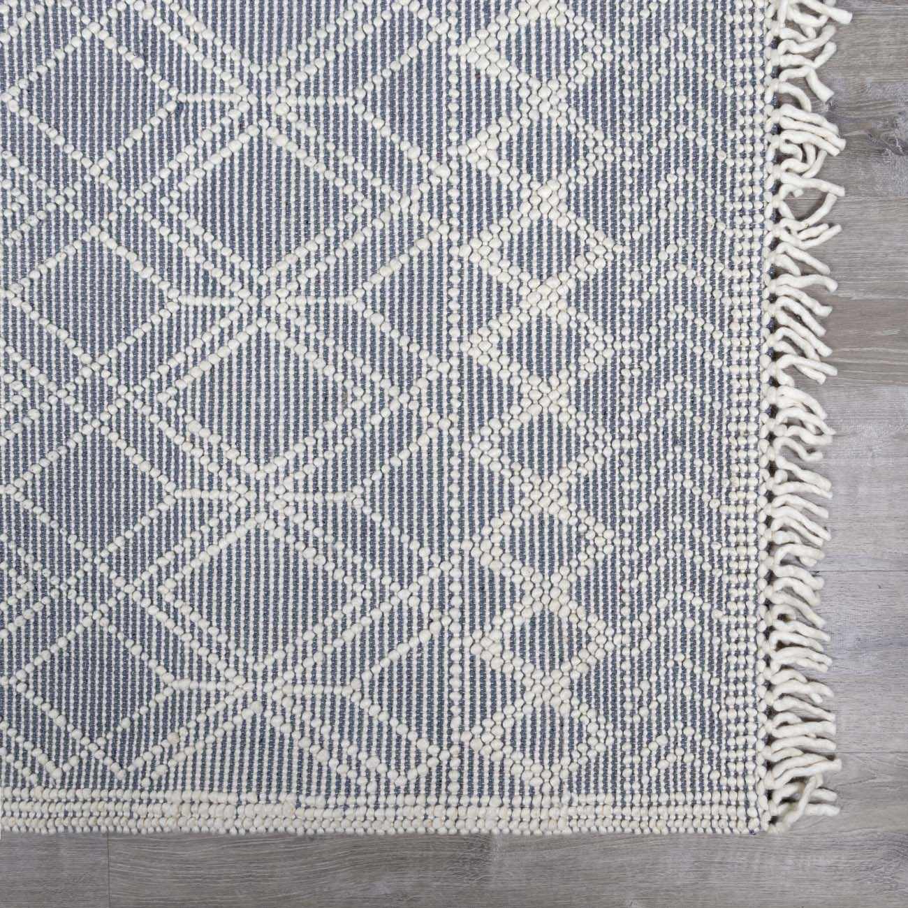 Ramsbury Ivory & Blue Runner Rug