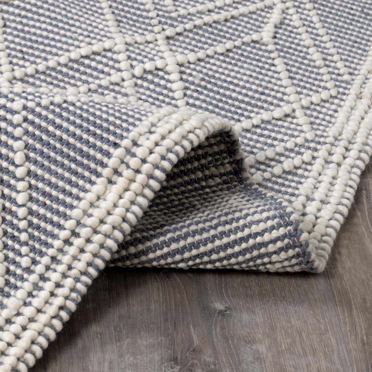 Ramsbury Ivory & Blue Runner Rug