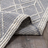 Ramsbury Ivory & Blue Runner Rug