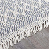 Ramsbury Ivory & Blue Runner Rug