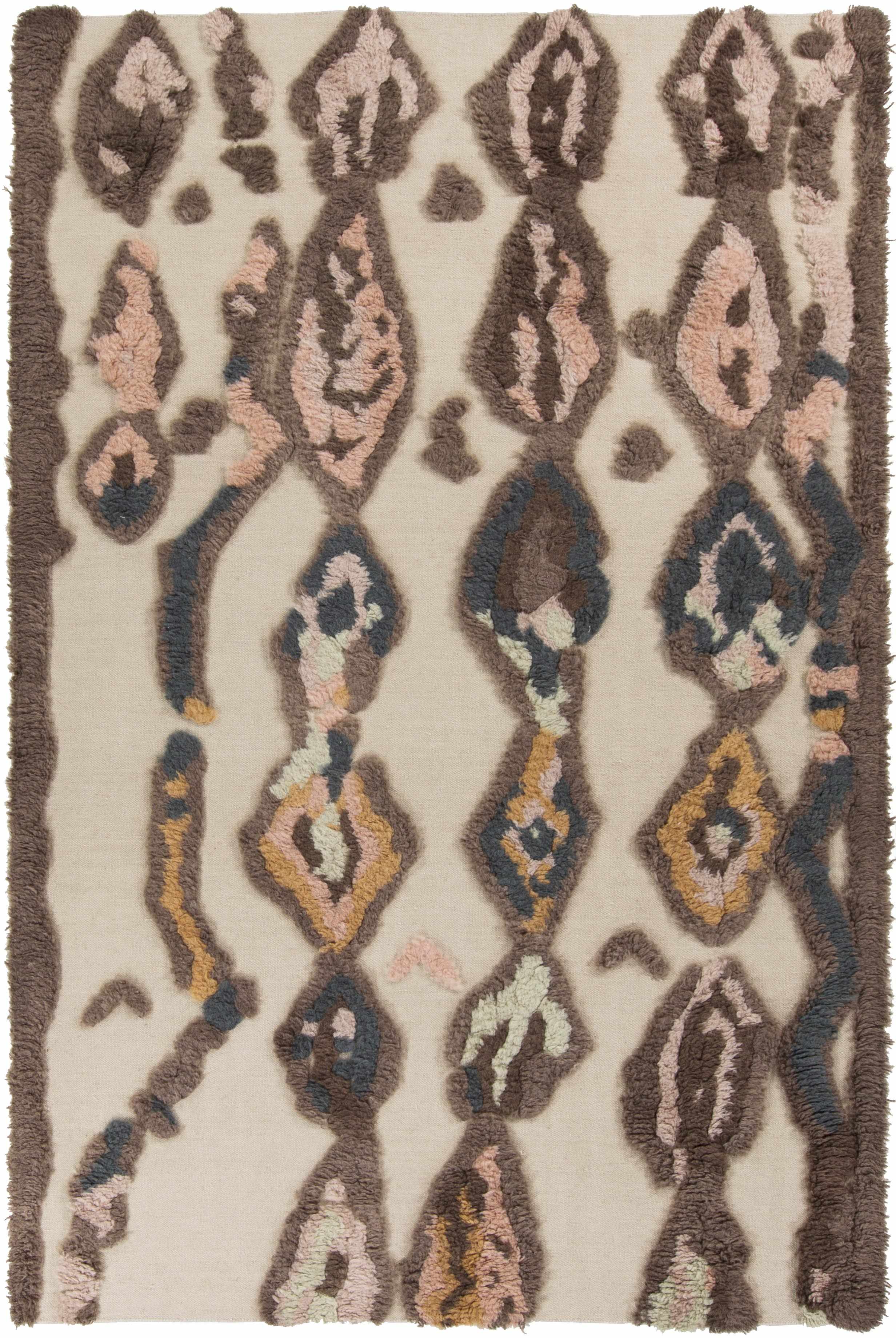 Brown Pink Nila Runner Rug
