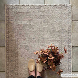 Cream Holi-2301 Washable Runner Rug