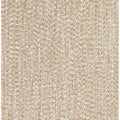 Cream Flaxville Braided Textured Runner Rug