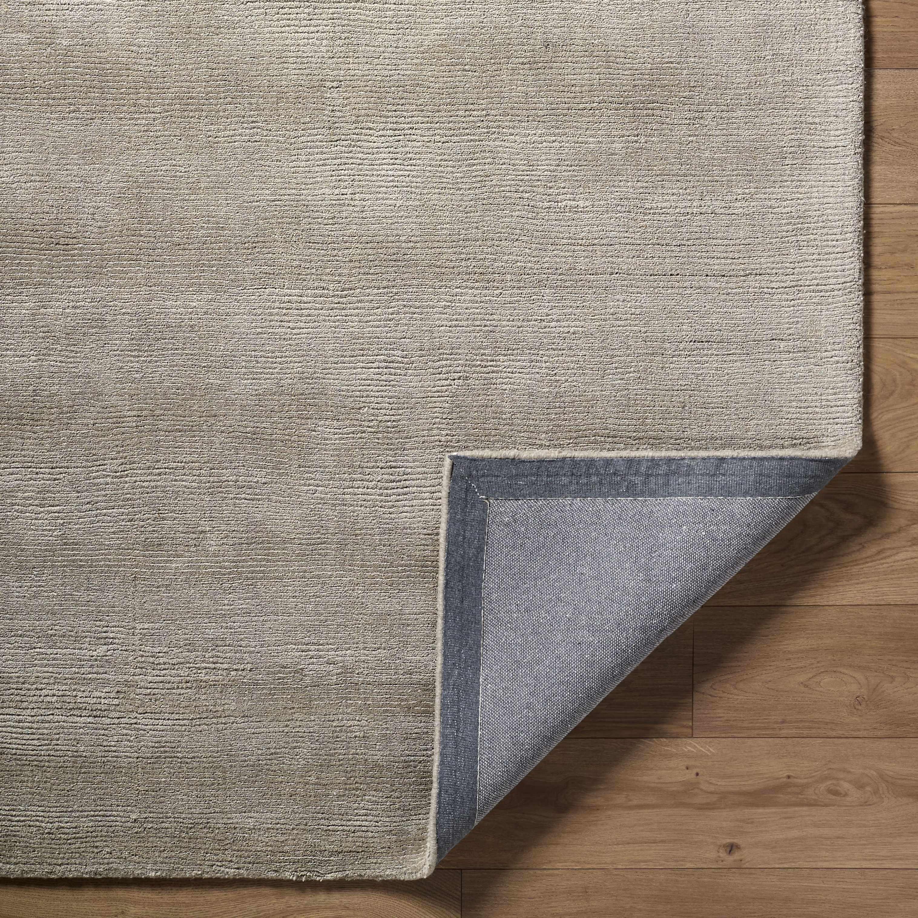 Brockton Solid Wool Gray Runner Rug
