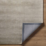 Brockton Solid Wool Gray Runner Rug