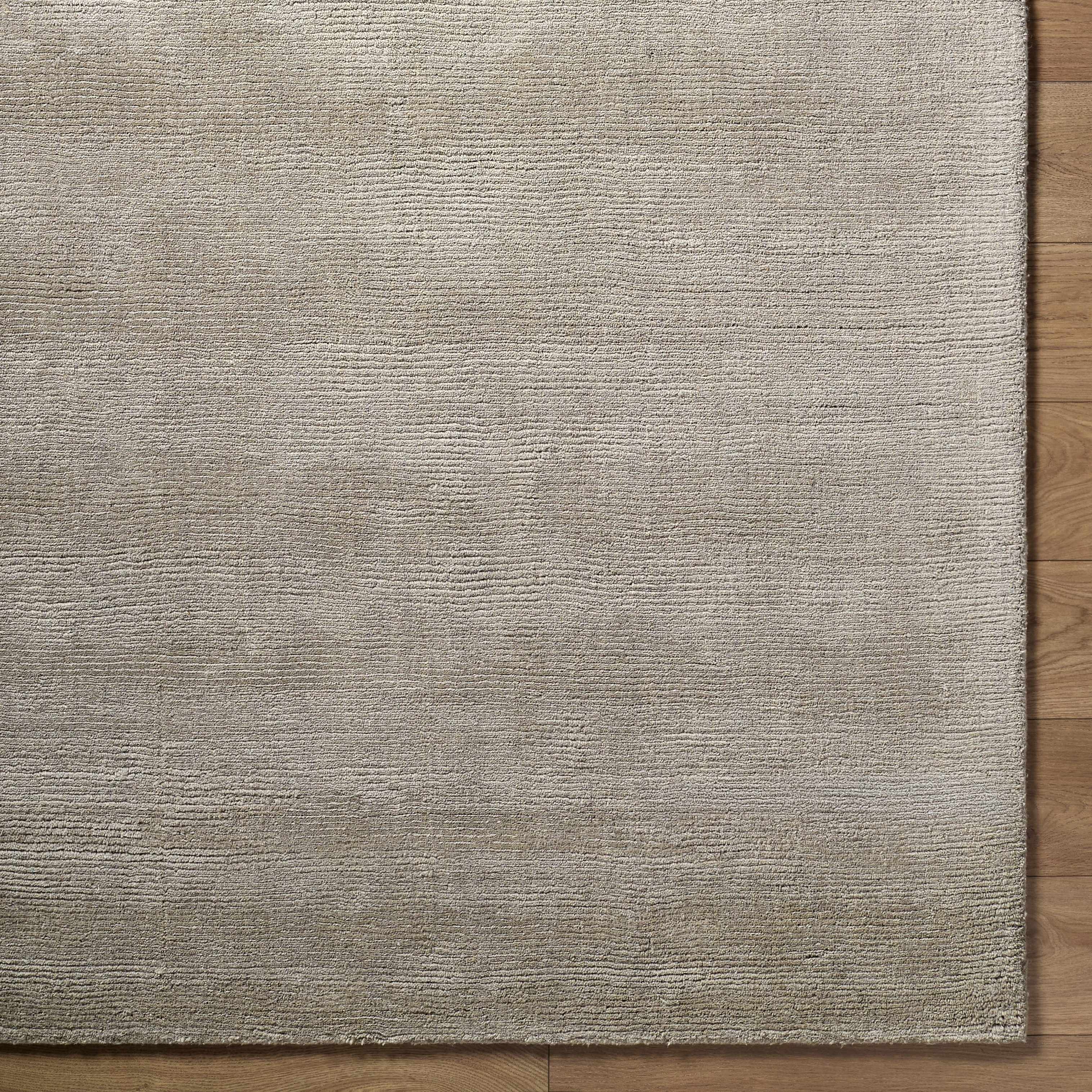 Brockton Solid Wool Gray Runner Rug