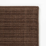 Sample Custom Size Gunther Dark Brown Hand Loomed Rug
