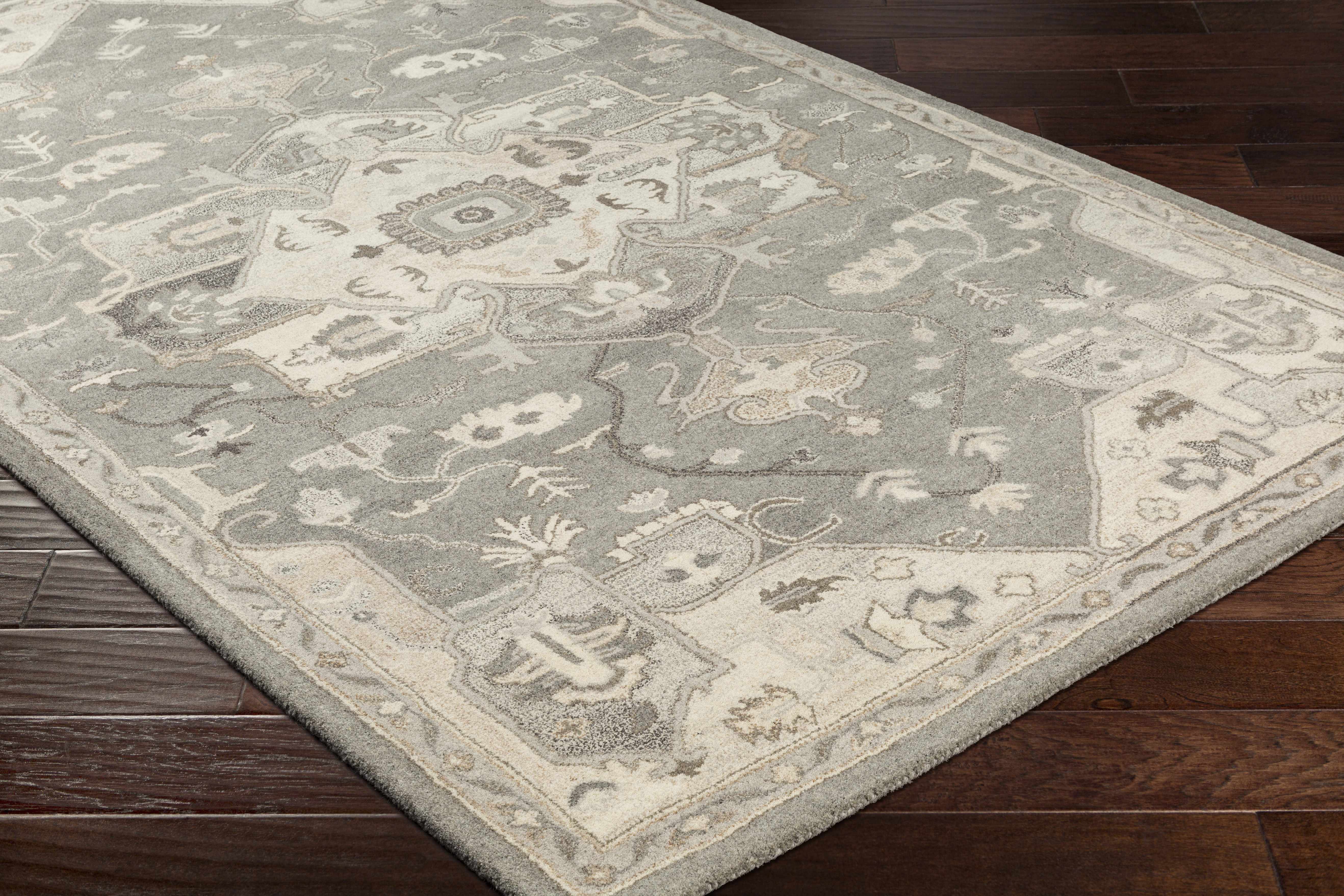 Broomfield Hand Tufted Taupe 1196 Runner Rug