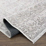 Cream Holi-2301 Washable Runner Rug