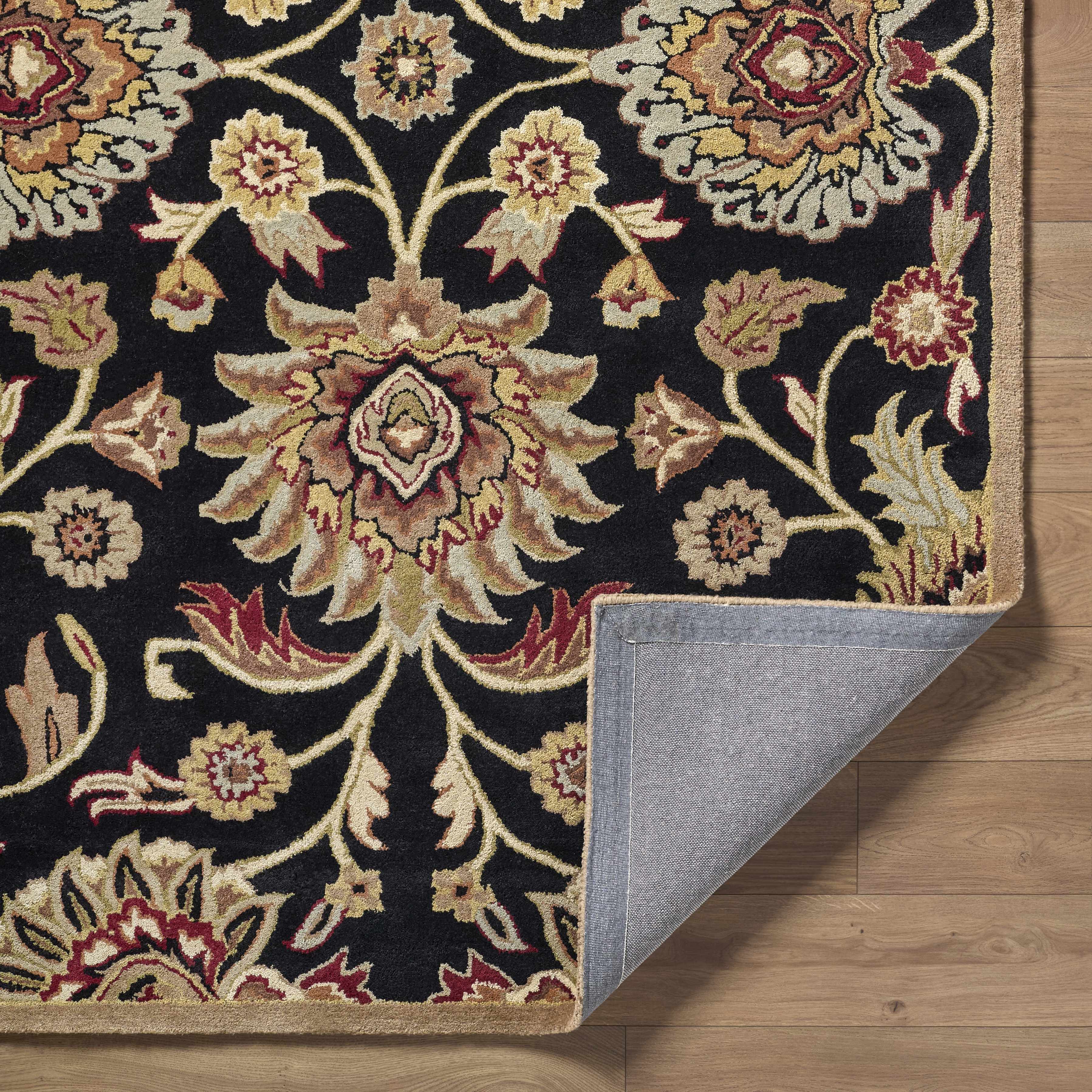 Conesus Hand Tufted Black 1053 Runner Rug