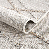 Baqer Bone & Tan Indoor & Outdoor Rug - Clearance