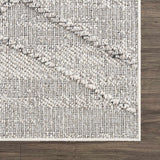 Baqer Bone & Taupe Indoor & Outdoor Rug - Clearance