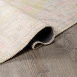 Bozkurt Distressed Washable Rug