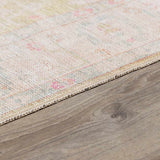 Bozkurt Distressed Washable Rug