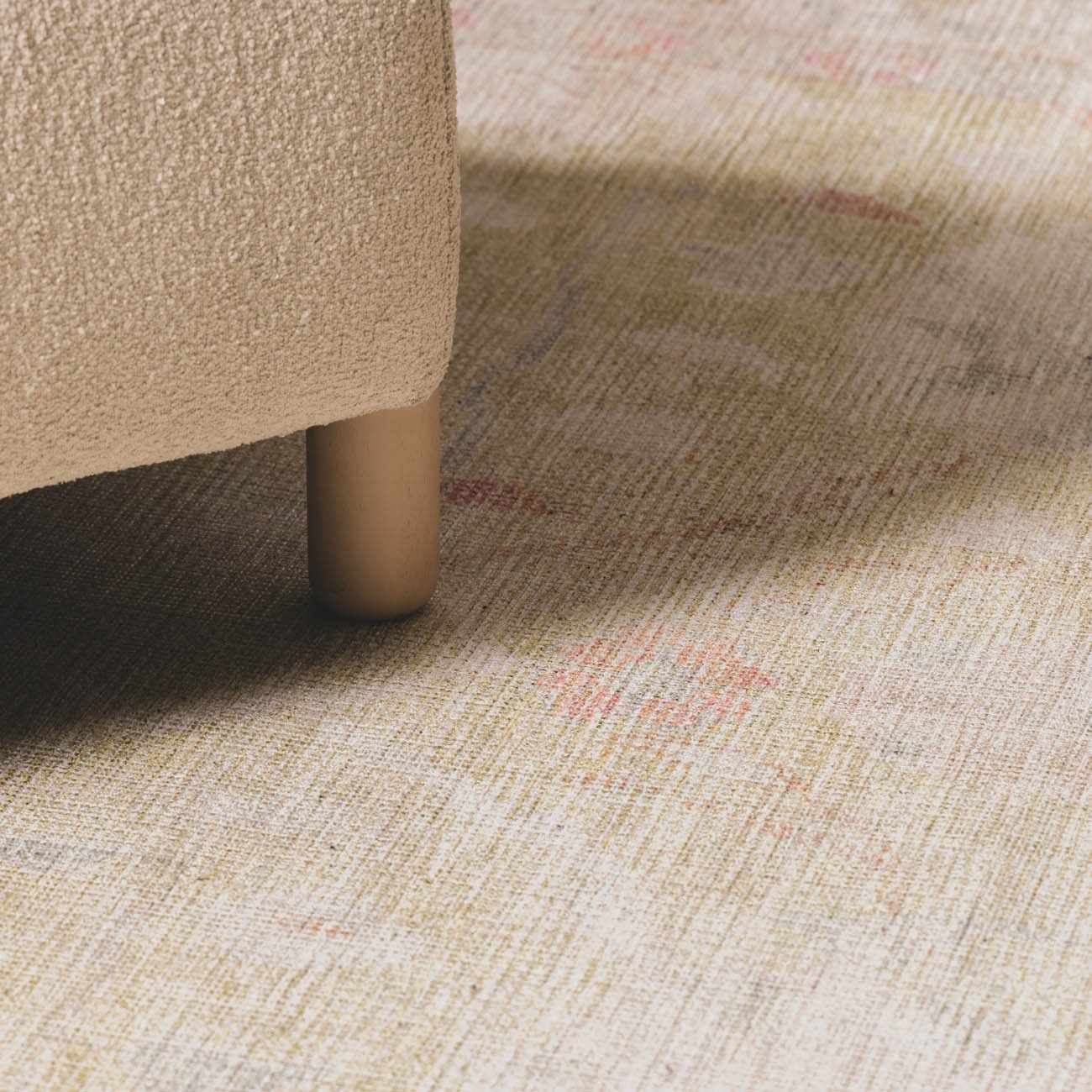 Bozkurt Distressed Washable Rug