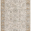 Kerem Cream Damask Runner Rug