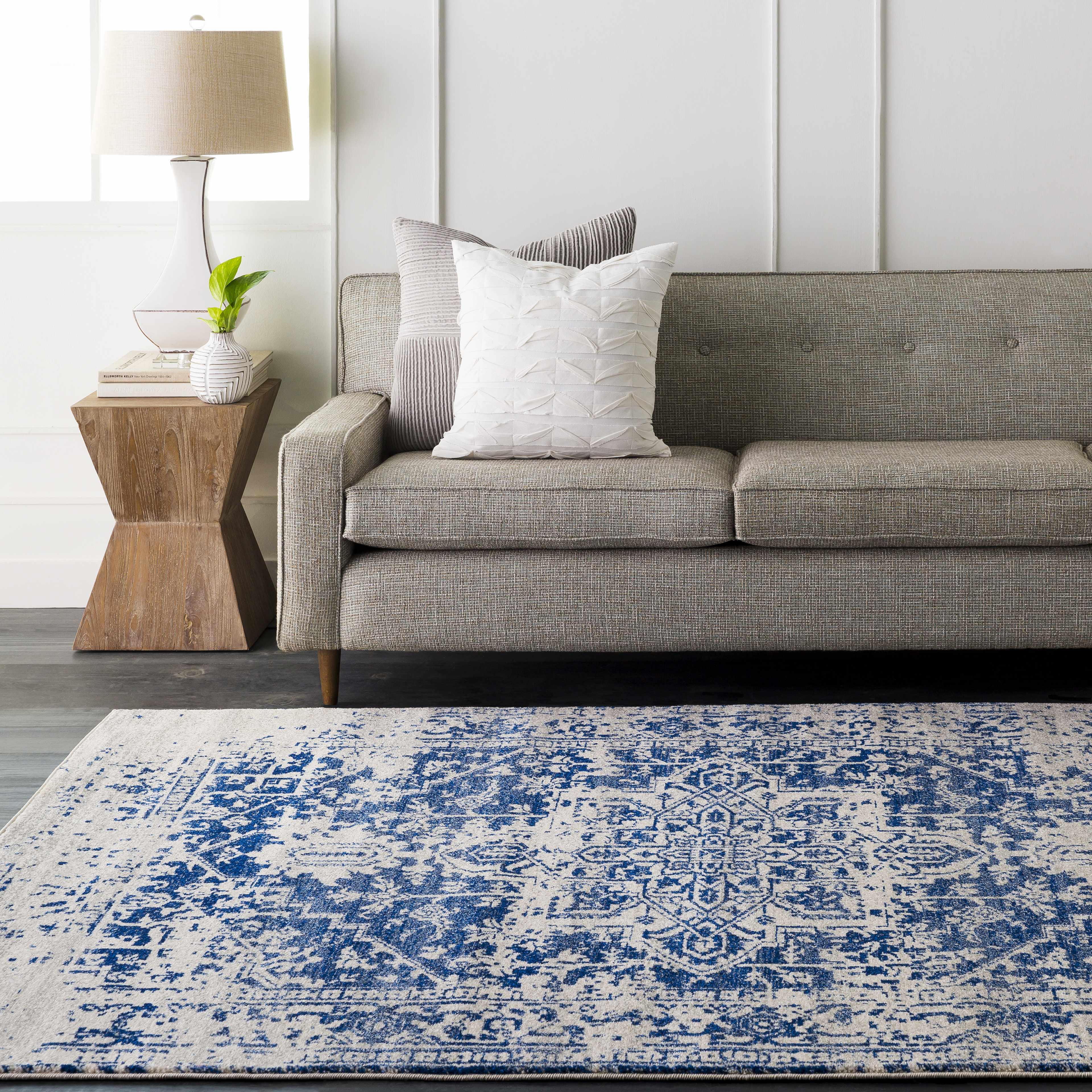 Rachel Navy Runner Rug