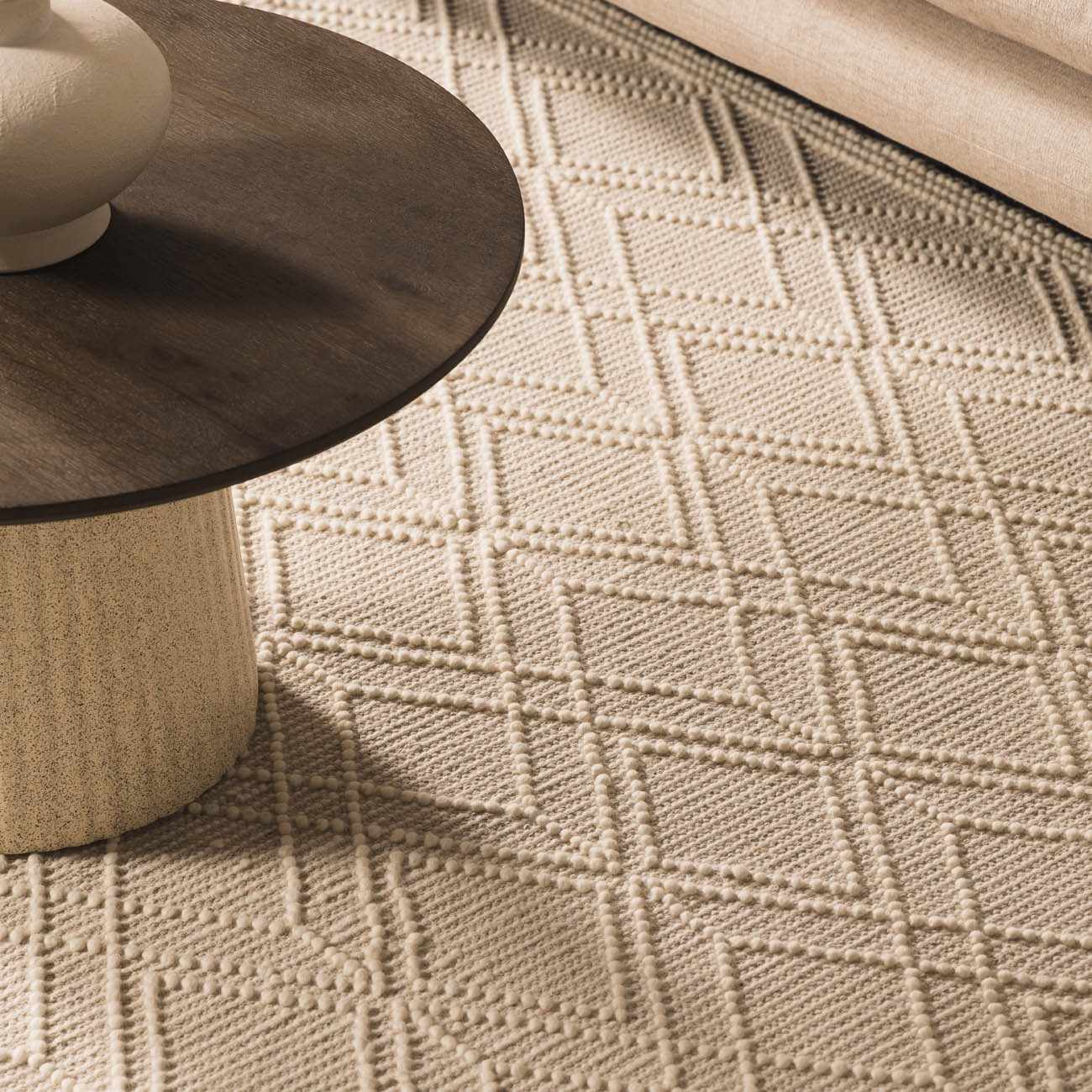 Ramsbury Beige Runner Rug