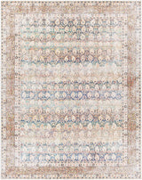 Rust Maligaya Distressed Washable Runner Rug - Clearance
