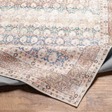 Rust Maligaya Distressed Washable Runner Rug - Clearance