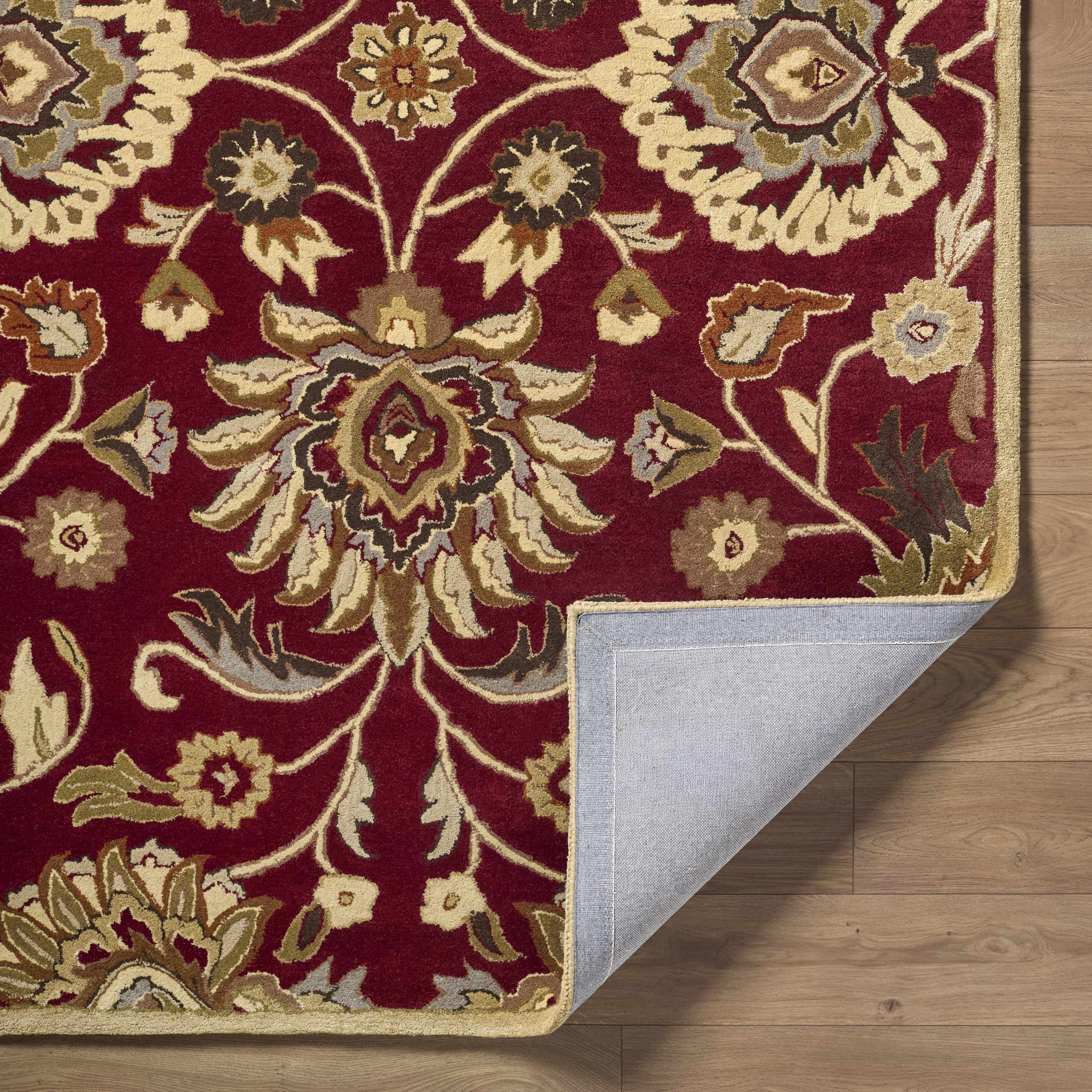 Conesus Hand Tufted Red 1061 Runner Rug