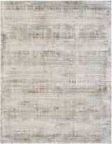 Neron Blue Gray Abstract Runner Rug