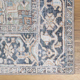 Green Nisa Washable 7ft Runner Rug
