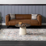 Green Nisa Washable 7ft Runner Rug