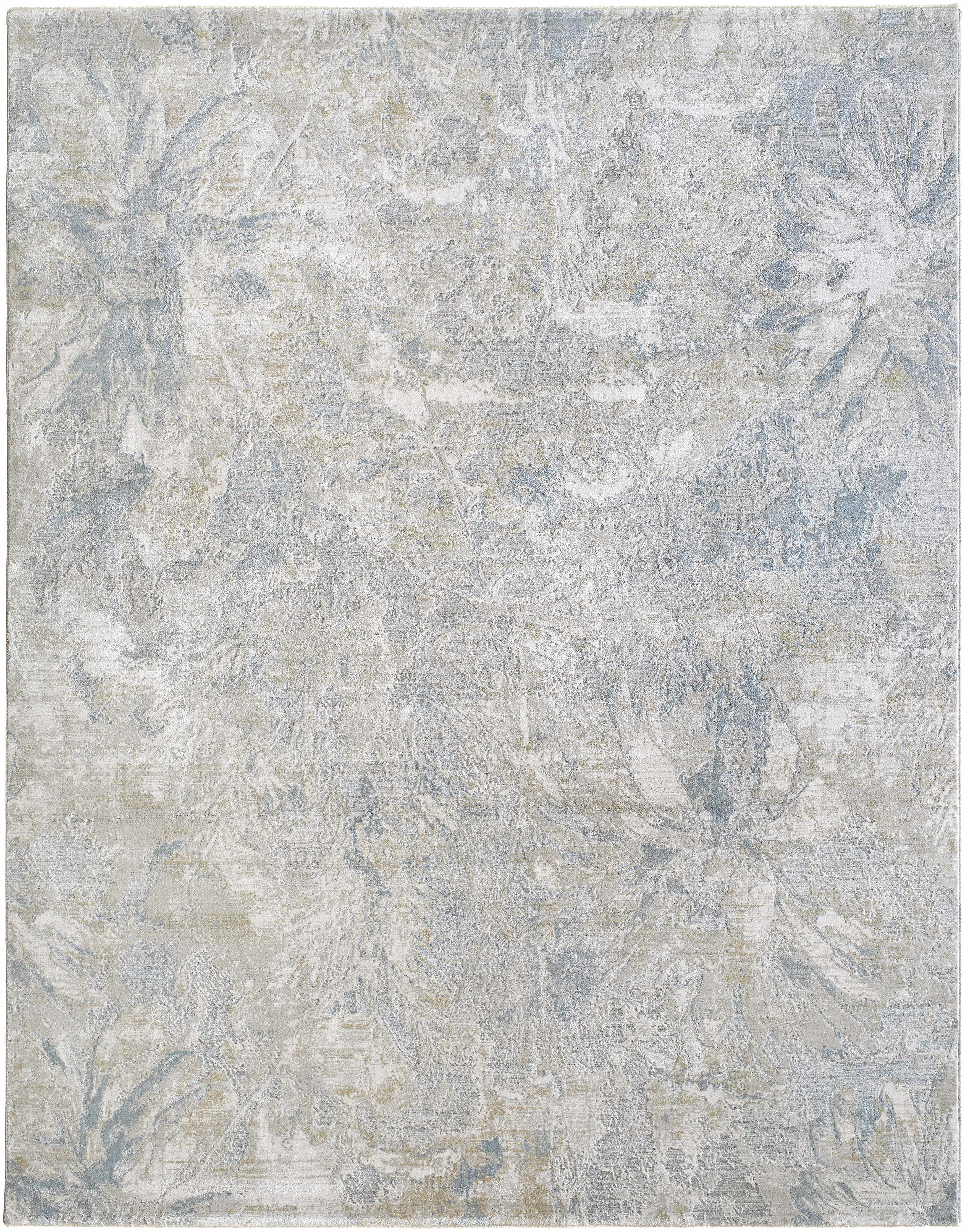 Nurit Blue Gray Runner Rug