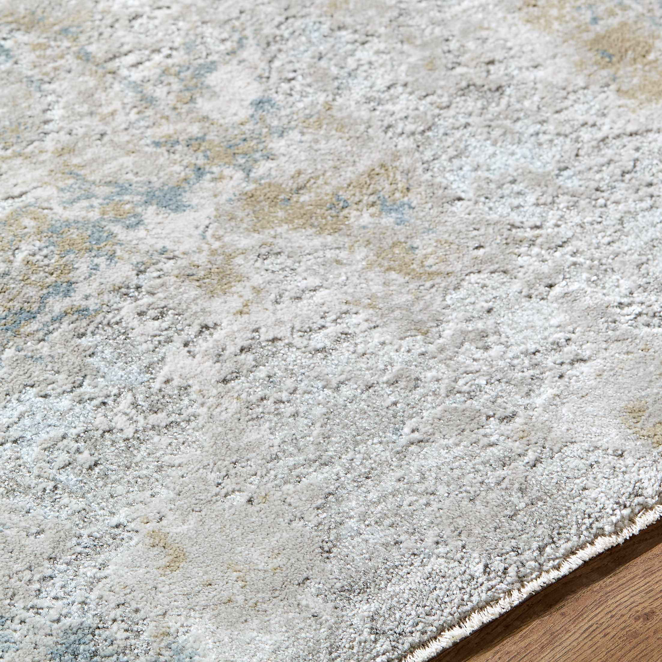 Nurit Blue Gray Runner Rug