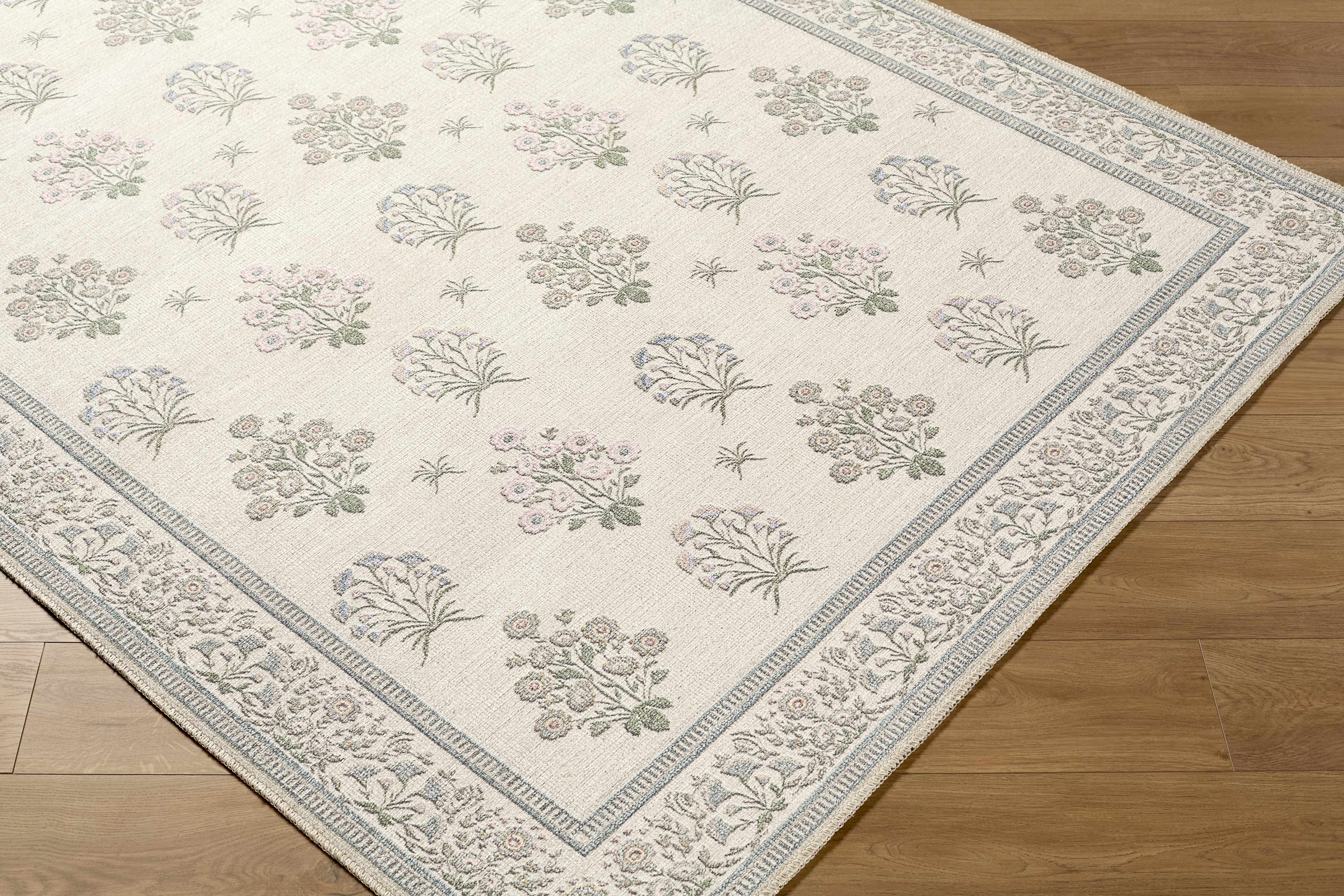 Aquene Washable Area Rug