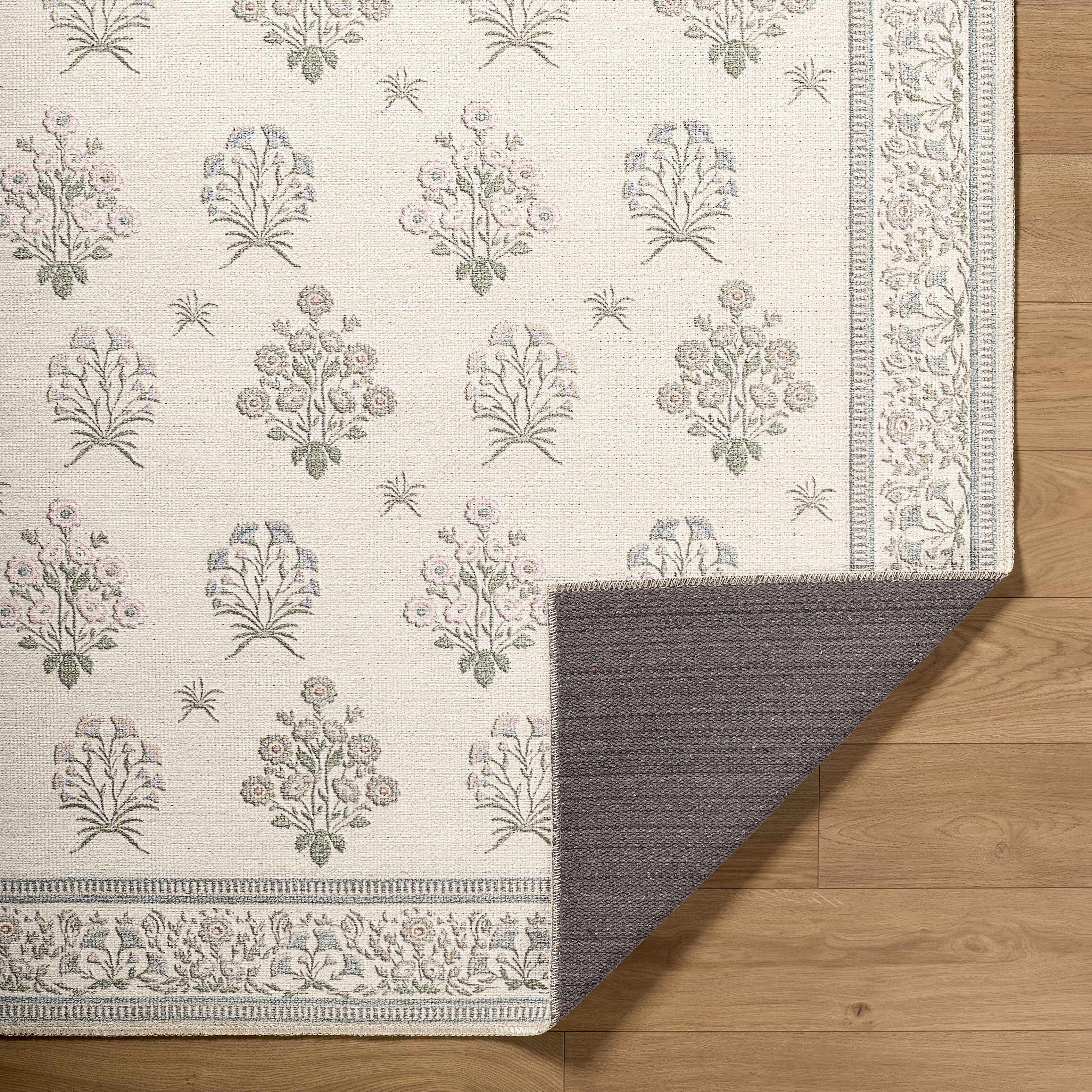 Aquene Washable Area Rug