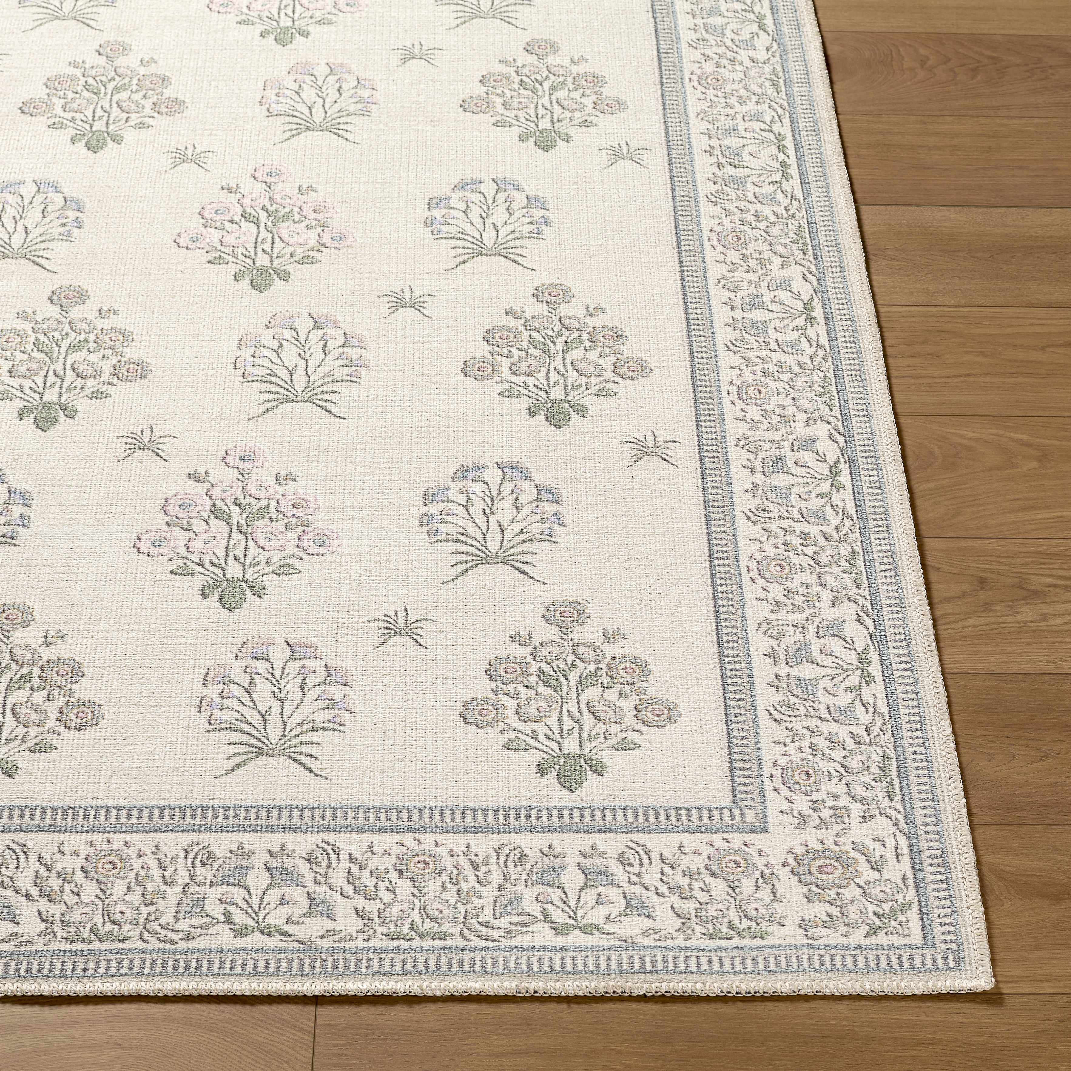 Aquene Washable Area Rug