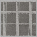 Sample Custom Size Oretha Gray Checkered Rug