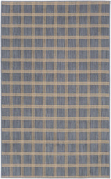 Sample Custom Size Oretha Light Blue Checkered Rug