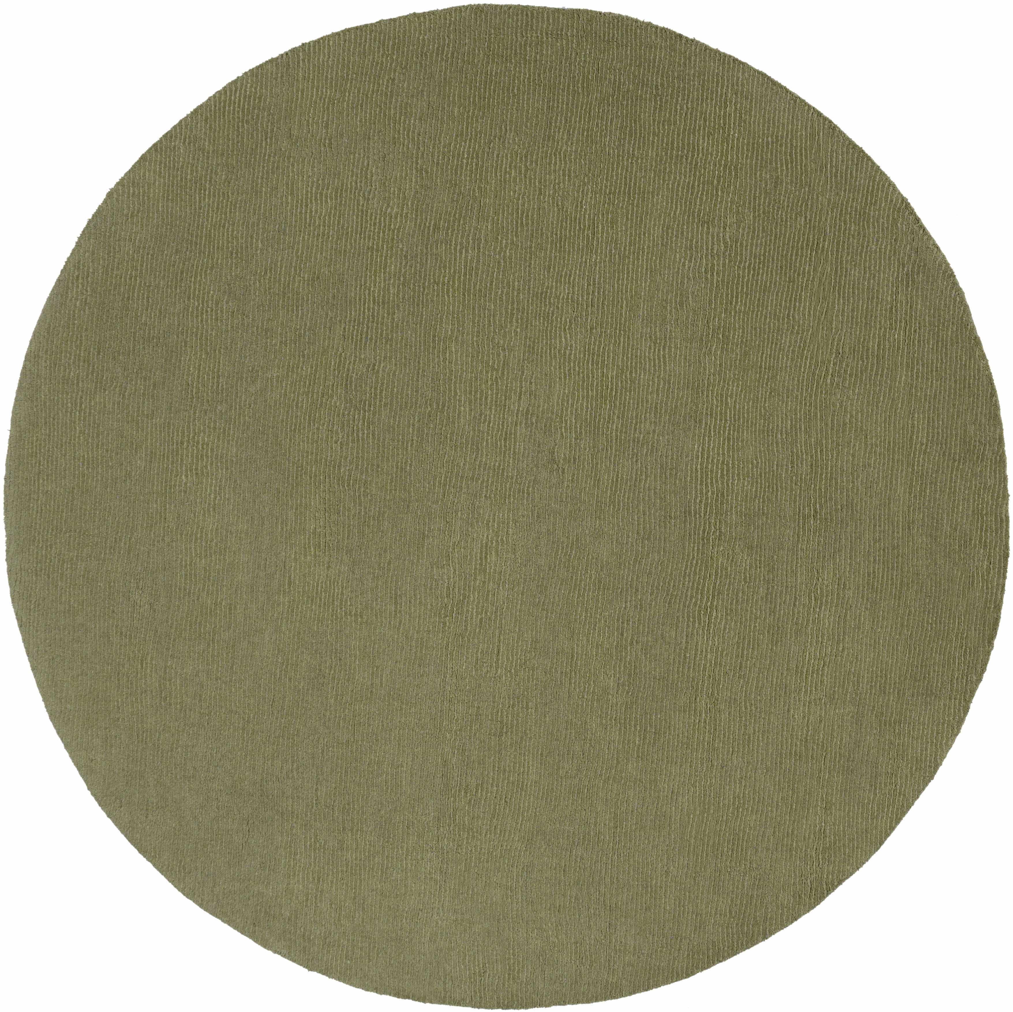 Brockton Solid Wool Sage Green Runner Rug